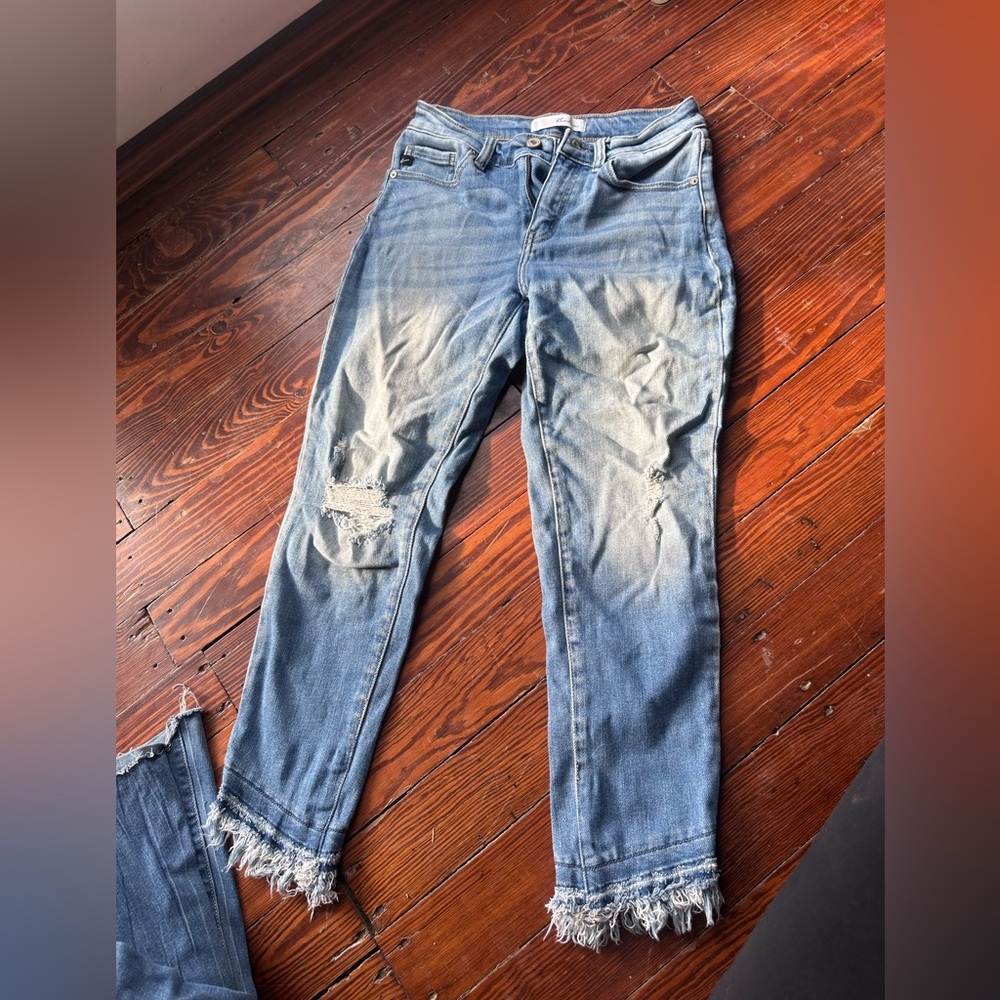 Kancan Ankle Cropped Skinny Jean